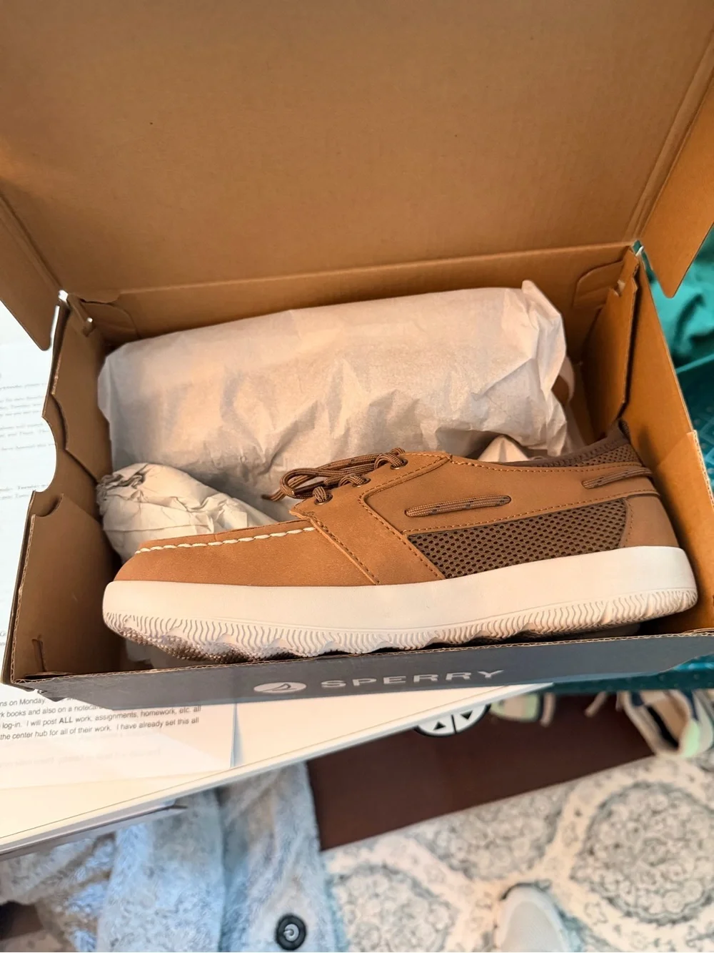 Sperry Kids Bowfin Boat Shoe- NWT